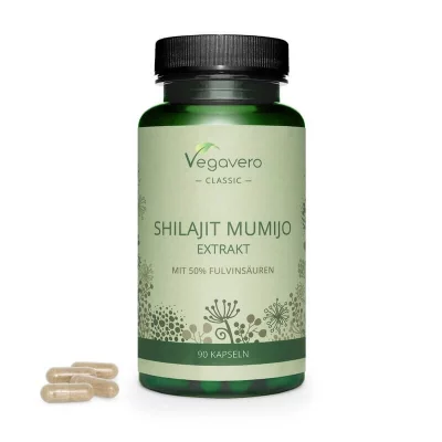 Имунитет, антиоксидантно действие - Shilajit Mumijo, Шилажит (Мумио), 90 капсули, 100% Vegan