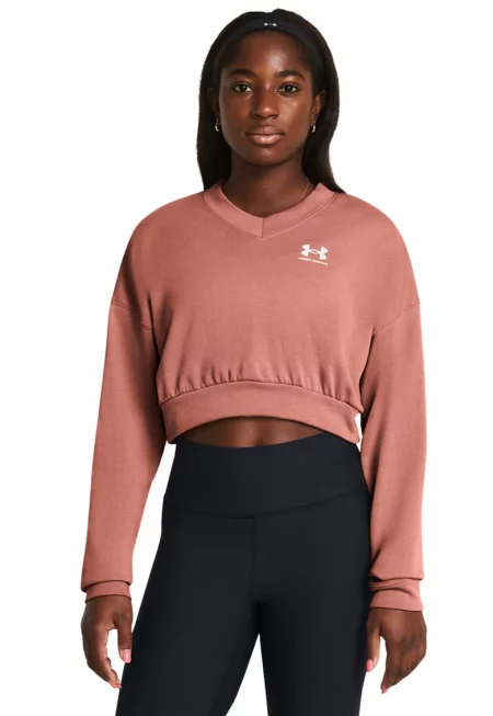 Къс фитнес суитшърт Rival Terry