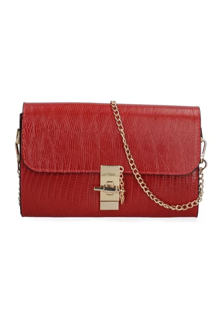 Кожена чанта през рамо