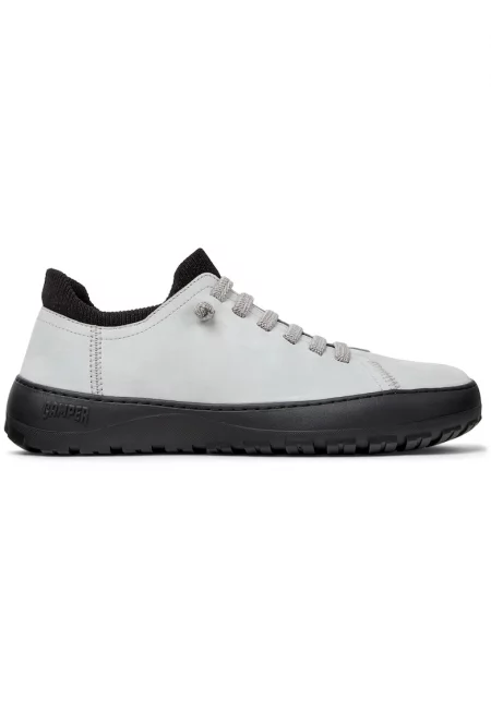 Кожени кежуъл обувки Peu Serra - Светло сив