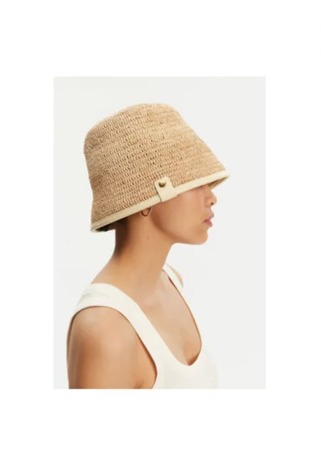 Мъжка шапка  24E245AC642-3060 - синтетична - бежова - Бежов