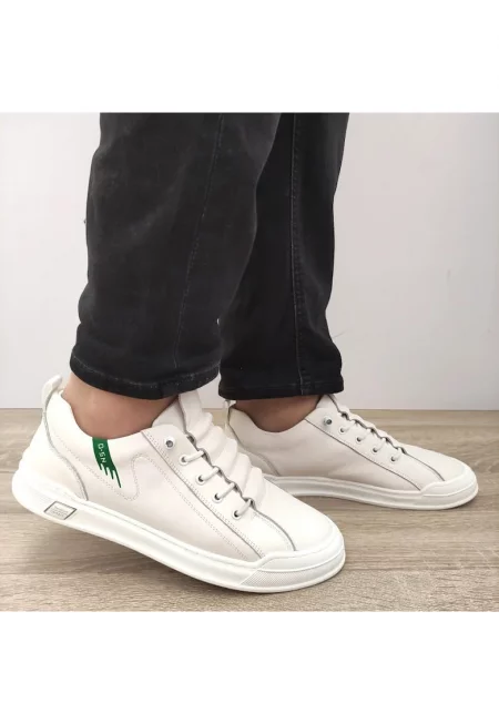 Мъжки ежедневни обувки  9088 бели - бели