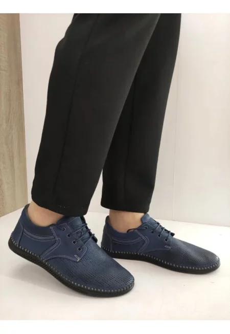Мъжки обувки  138 Перфорирани - сини - Син
