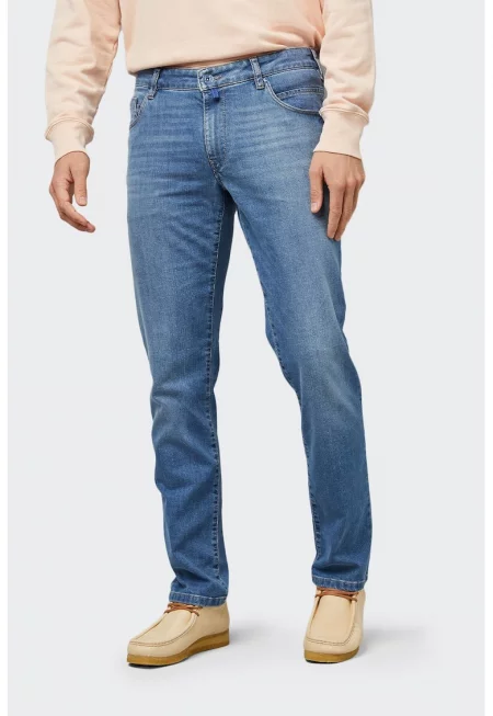 Мъжки панталон M - 5 от Meyer Slim 6205/15 син