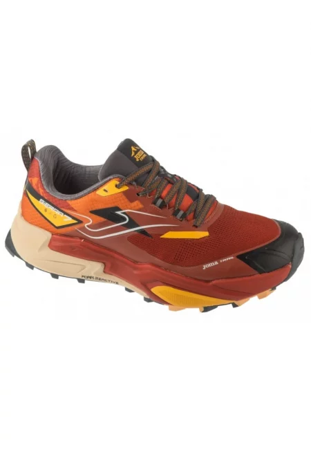 Мъжки спортни обувки  за бягане - бордо - текстилен материал