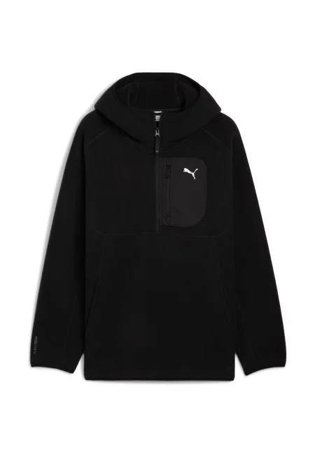 Мъжки суитшърт  Tech Half Zip Hoodie - Черен