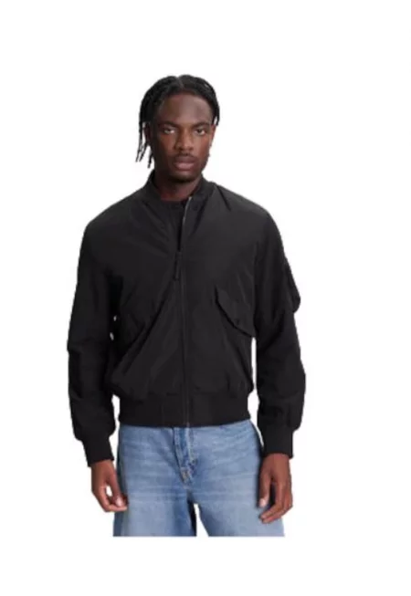 Мъжки връхни дрехи  полиестер - черно - Черен