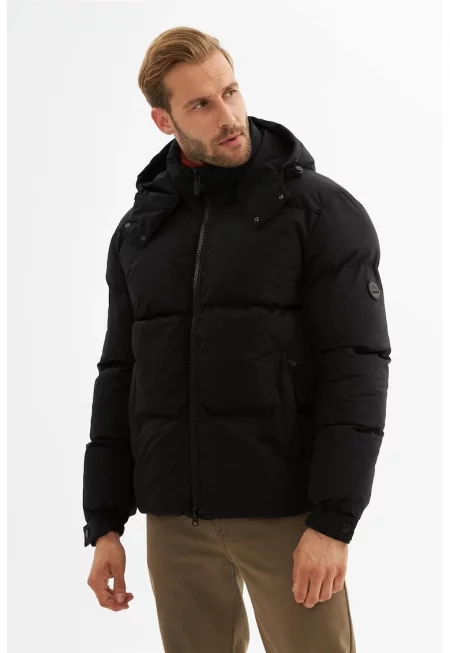 Мъжко пухено яке Puffer  черно -
