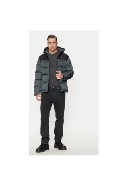 Мъжко яке -  304870071 - Найлон - Зелено - Зелен