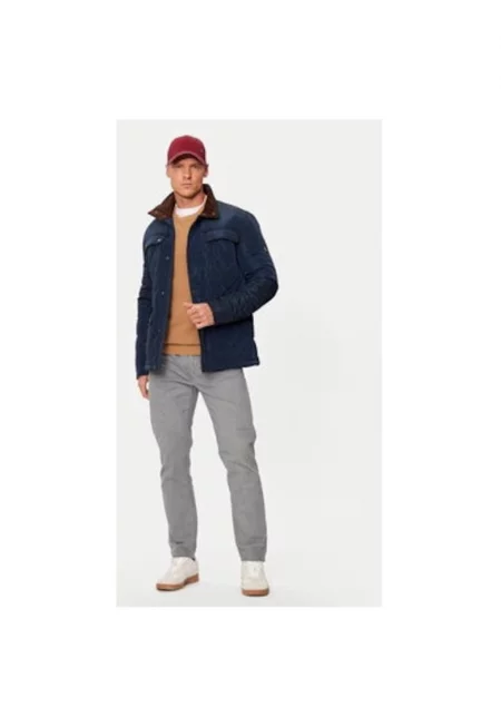 Мъжко яке - US Polo Assn. - 304798030 - Полиестер - Син - Син