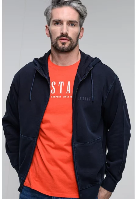 Памучно худи с цип