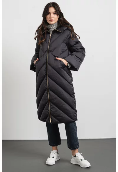 Пухено зимно яке Iser с качулка