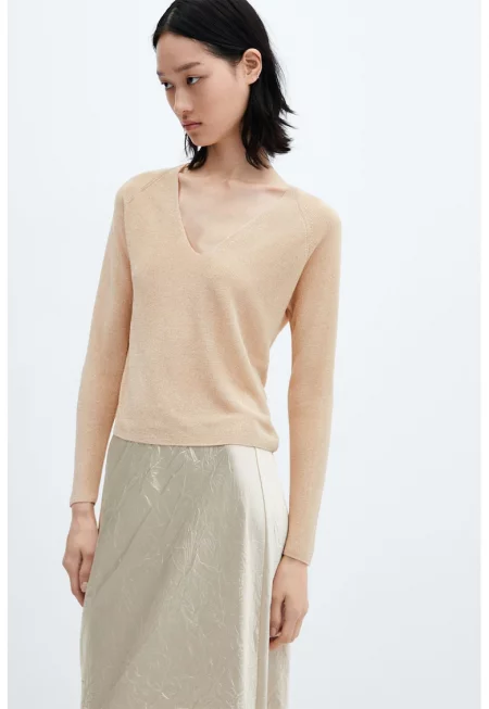 Пуловер Kling с шпиц и реглан ръкави