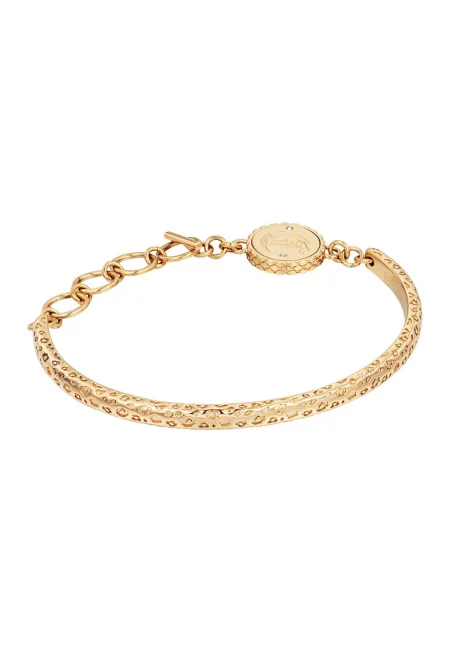 Регулируема гривна от неръждаема стомана - Златист