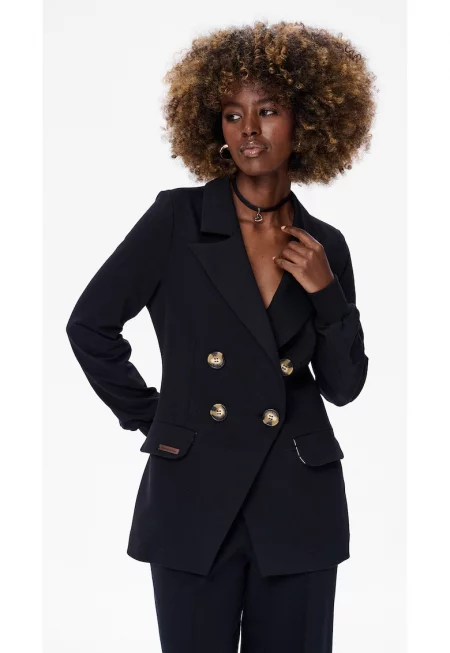 Сако с два реда копчета и заострени ревери Campari