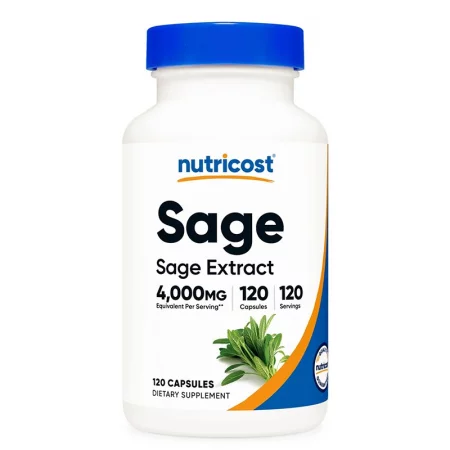 Салвия (градински чай) – При обилно потене, 400 mg, 120 капсули