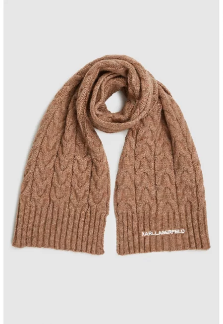 Шал с вълна с лого