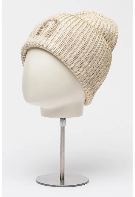 Шапка Delizia с вълна и декоративни камъни