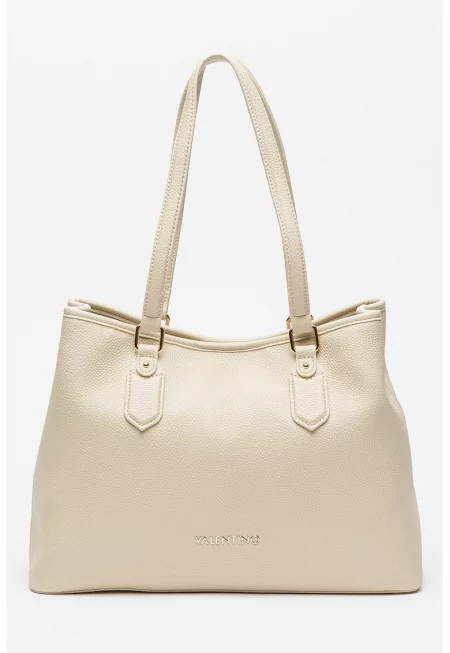 Шопинг чанта Brixton от еко кожа - Слонова кост