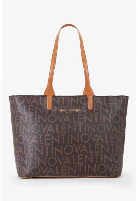 Шопинг чанта от еко кожа с лого