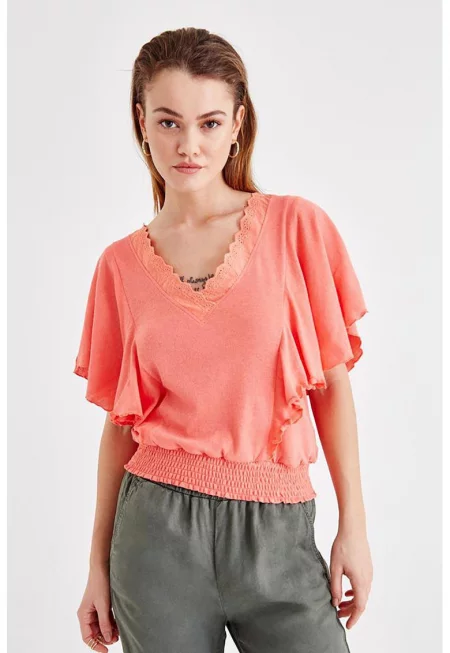 Шпиц блуза с бродерии