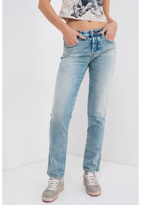 Слим дънки 1992 D-Jiann - Светлосин меланж