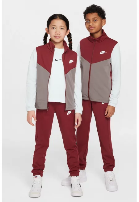 Спортен екип Sportswear с цип и дизайн с цветен блок