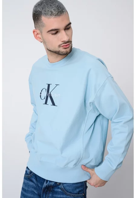 Суитшърт с памук с лого