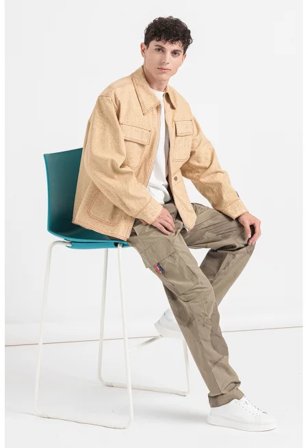 Свободен карго панталон Sapp - Каки