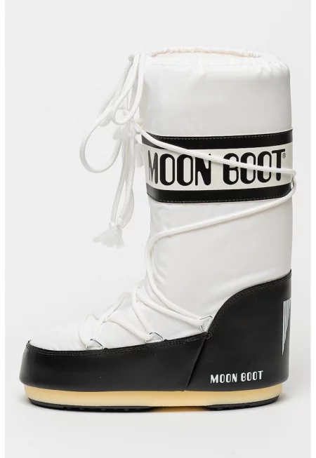 Текстилни апрески MB Icon - Бял/Черен