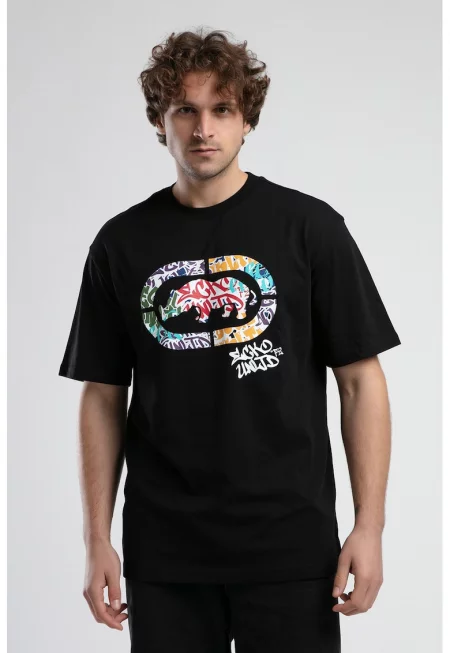 Тениска Kingston с лого - Червен/Бял/Черен