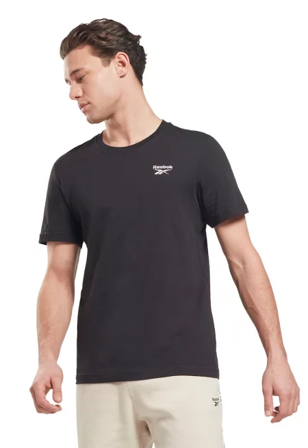 Тренировъчна тениска с овално деколте и лого