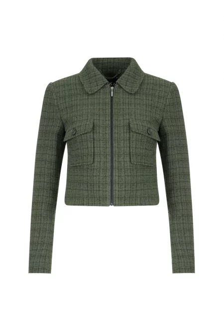 Tweed Zipped Jacket