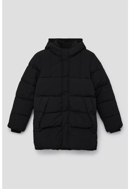 Ватирано зимно яке с качулка