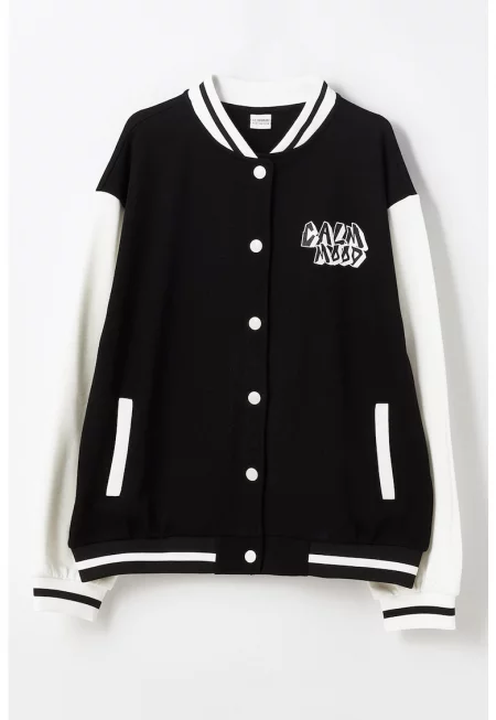 Яке бомбър с паднали ръкави