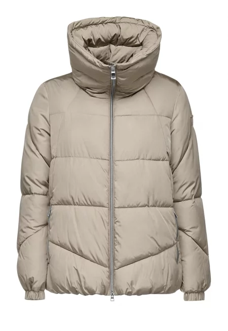 Зимно яке Damiana с висока яка - Светло кафяво
