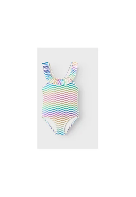 Бански костюм за момичета -  303523091 - Полиамид/Еластан - Зелен - Зелен