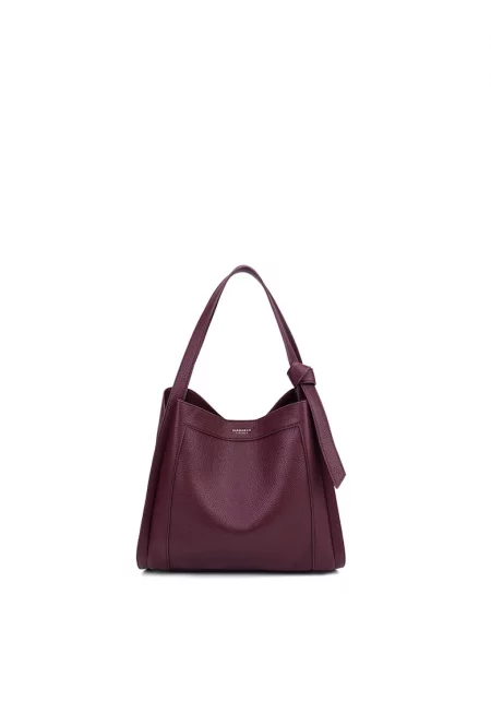 Чанта Erisia Lux от еко кожа - Бордо