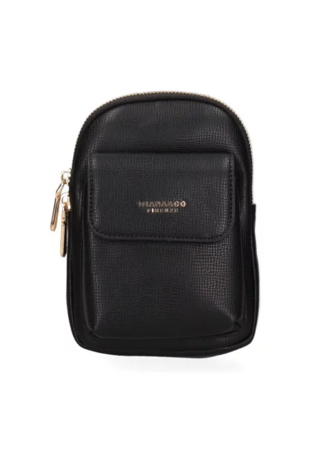 Чанта през рамо от еко кожа - Черен