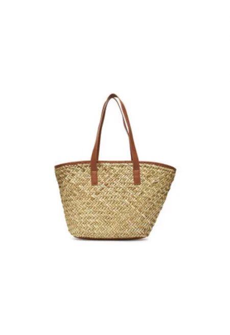 Дамска чанта  VBG90O01 - Синтетичен цвят - Бежов