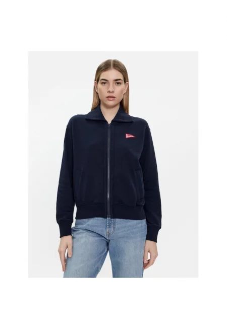 Дамска спортна блуза -  593247 - Тъмносиньо - Памук