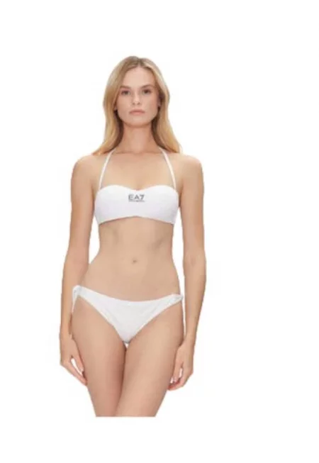Дамски бански костюм - Emporio Armani - бял - Бял