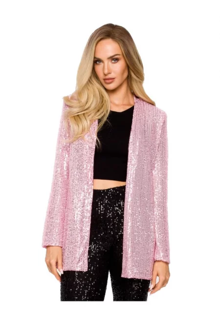Дамски блейзър - Made of Emotion - Meeno - Розово
