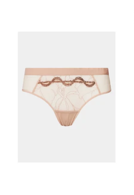 Дамски боксерки -  303815011 - Найлон/Еластан - Бежов - Бежов