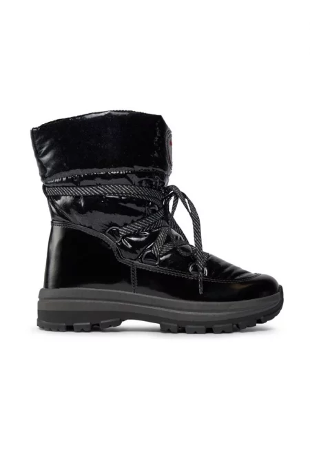 Дамски боти -  46719 - Синтетика - Черни