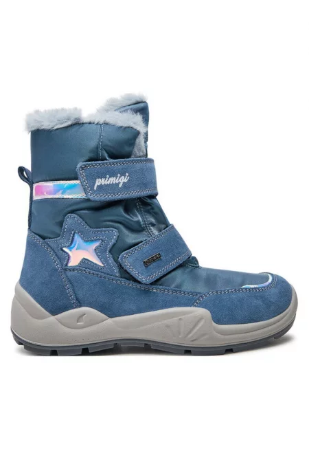 Дамски ботуши  304329104 - Текстил - Син - Син