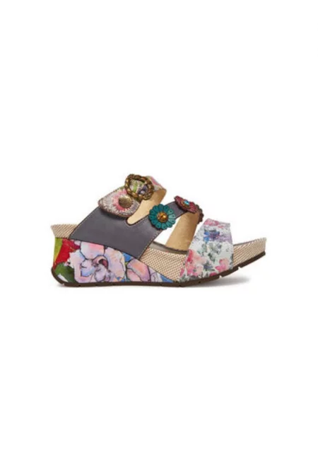 Дамски джапанки - BARRY 30 -  Естествена кожа - Лилав - Лилав