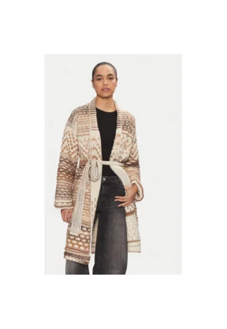 Дамски кардиган -  304522451 - Акрил/Вълна/Найлон - Бежов
