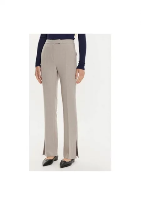 Дамски панталон -  304333897 - Вискоза/Полиестер - Сив - Сив