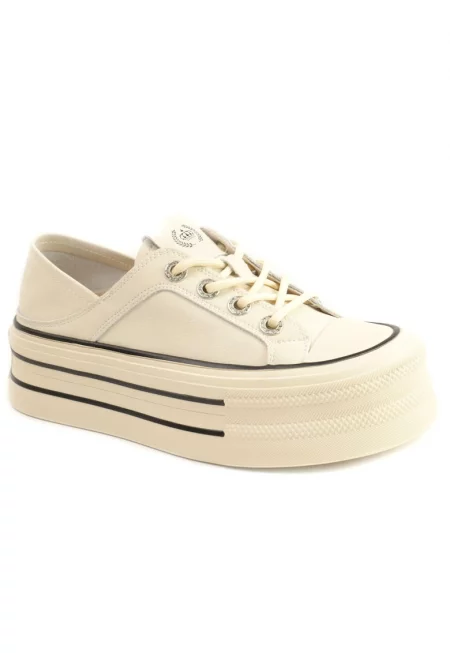 Дамски спортни обувки 2066T - Бежов